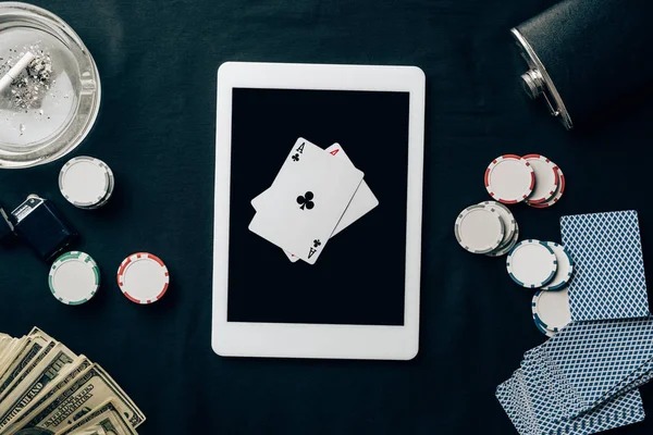 imbas app running on Android and iPhone displaying blackjack and roulette tables side by side